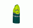 305509.CAMISETA ALGODÓN BICOLOR MC RS VERDE/AMARILLO FLÚOR S