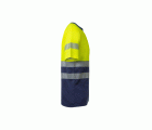 305509.CAMISETA ALGODÓN BICOLOR MC RS AZUL NAVY/AMARILLO FLÚOR 2XL