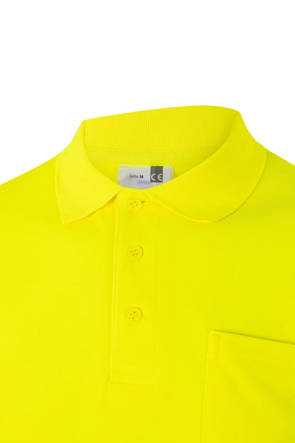 305512.POLO ALGODÓN MC AV AMARILLO FLÚOR 2XL