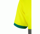 305513.POLO ALGODÓN BICOLOR MC AV VERDE/AMARILLO FLÚOR 2XL