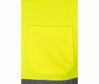 305513.POLO ALGODÓN BICOLOR MC AV AZUL NAVY/AMARILLO FLÚOR 2XL