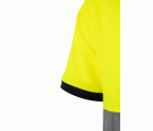 305513.POLO ALGODÓN BICOLOR MC AV AZUL NAVY/AMARILLO FLÚOR 2XL