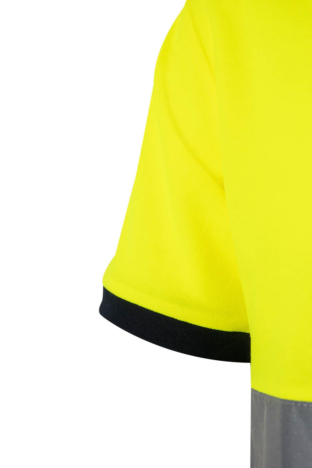 305513.POLO ALGODÓN BICOLOR MC AV AZUL NAVY/AMARILLO FLÚOR 2XL