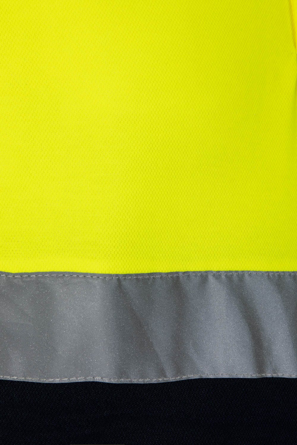 305513.POLO ALGODÓN BICOLOR MC AV AZUL NAVY/AMARILLO FLÚOR 2XL