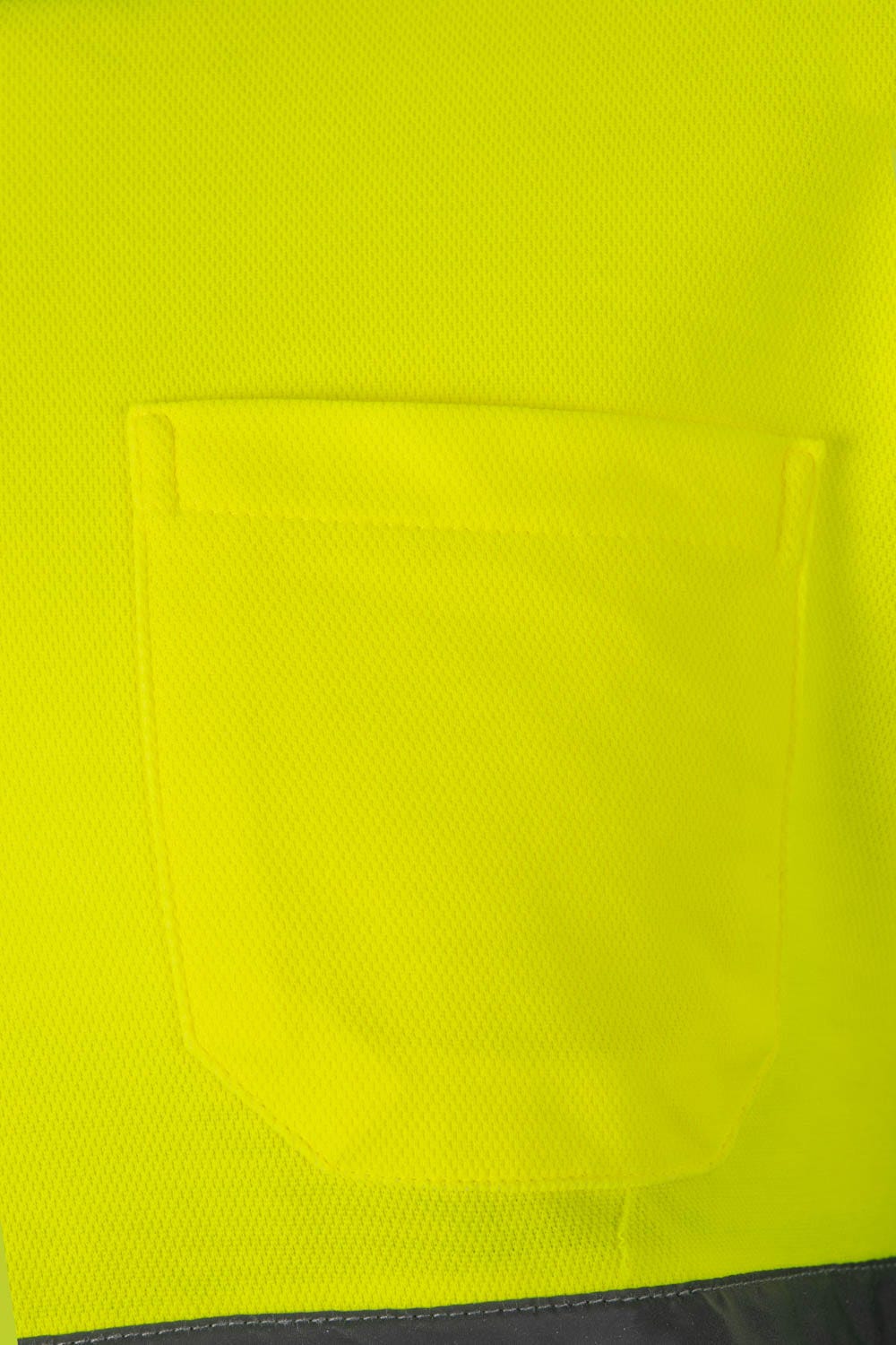 305515.POLO ALGODÓN BICOLOR ML AV VERDE/AMARILLO FLÚOR 2XL