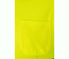 305515.POLO ALGODÓN BICOLOR ML AV GRIS/AMARILLO FLÚOR 2XL