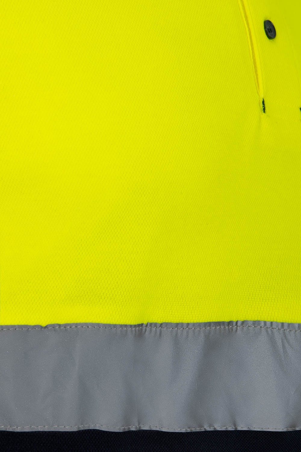 305515.POLO ALGODÓN BICOLOR ML AV AZUL NAVY/AMARILLO FLÚOR 2XL