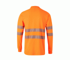 305524.POLO ALGODÓN ML RS NARANJA FLÚOR 2XL