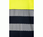 305525.POLO ALGODÓN BICOLOR ML RS AZUL NAVY/AMARILLO FLÚOR 2XL