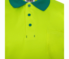 305533.POLO GRS BICOLOR MC RS VERDE/AMARILLO FLÚOR S