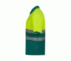 305533.POLO GRS BICOLOR MC RS VERDE/AMARILLO FLÚOR S