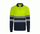305535 / POLO GRS BICOLOR ML RS