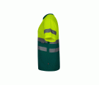305613.CAMISETA ALGODÓN BICOLOR MC AV VERDE/AMARILLO FLÚOR S
