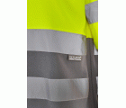 305613.CAMISETA ALGODÓN BICOLOR MC AV GRIS/AMARILLO FLÚOR S