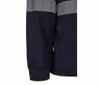 305615.CAMISETA ALGODÓN BICOLOR ML AV AZUL NAVY/NARANJA FLÚOR S