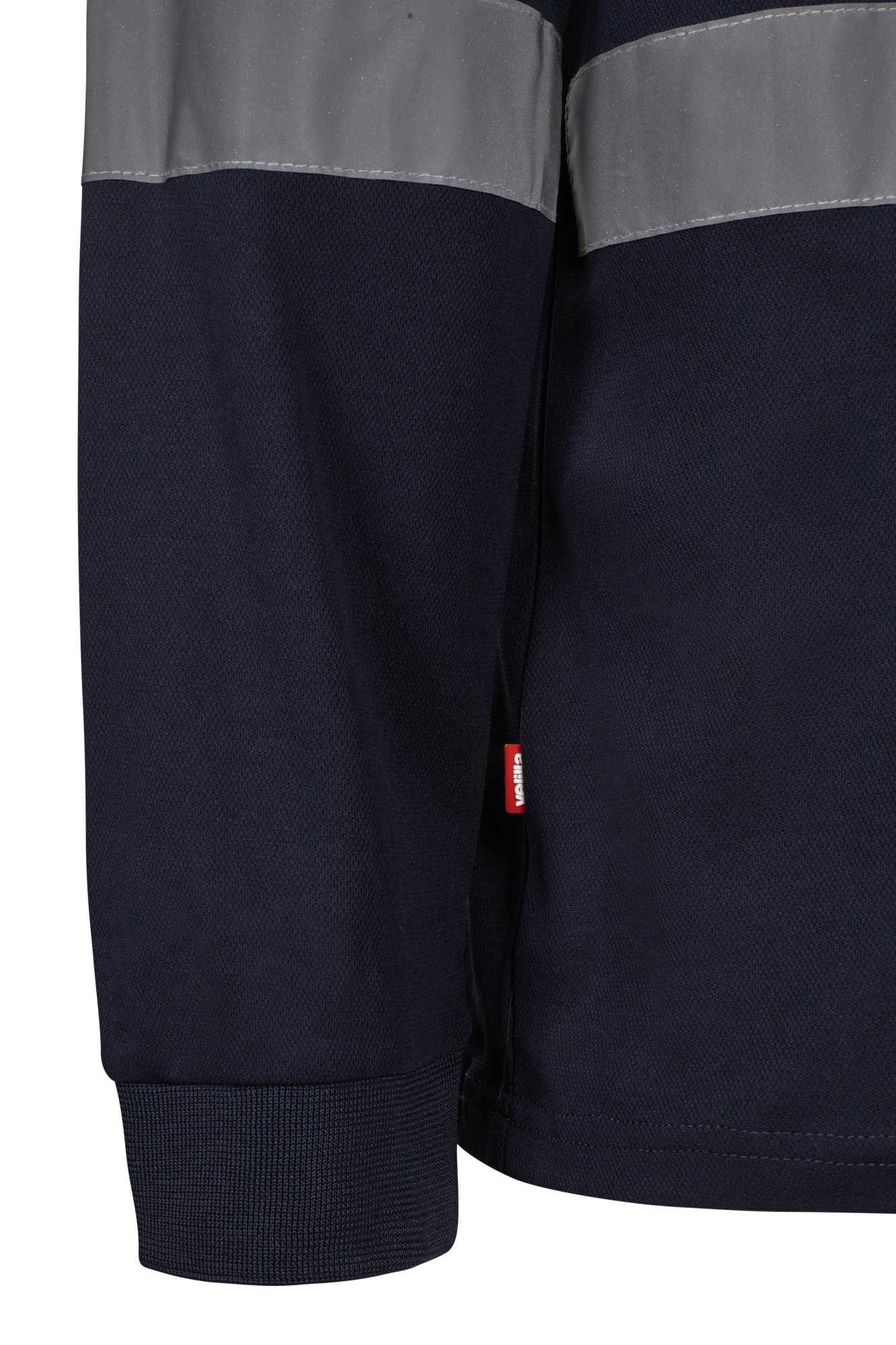 305615.CAMISETA ALGODÓN BICOLOR ML AV AZUL NAVY/NARANJA FLÚOR S