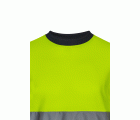 305615.CAMISETA ALGODÓN BICOLOR ML AV AZUL NAVY/AMARILLO FLÚOR S