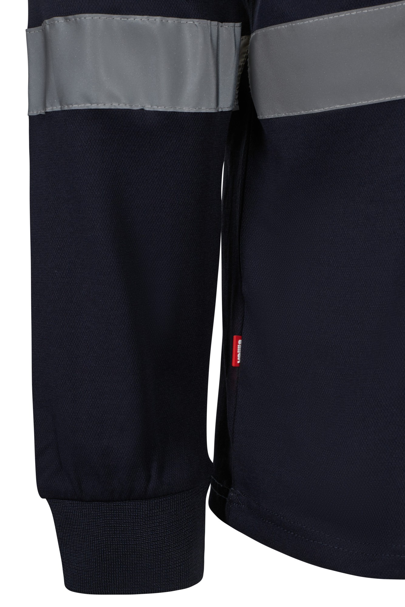 305615.CAMISETA ALGODÓN BICOLOR ML AV AZUL NAVY/AMARILLO FLÚOR S