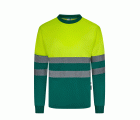 305619.CAMISETA ALGODÓN BICOLOR RCS M VERDE/AMARILLO FLÚOR S