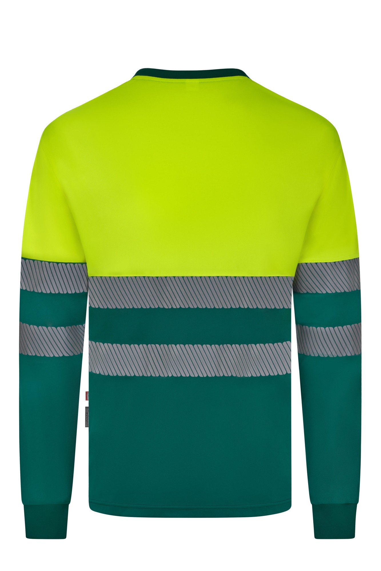 305619.CAMISETA ALGODÓN BICOLOR RCS M VERDE/AMARILLO FLÚOR S