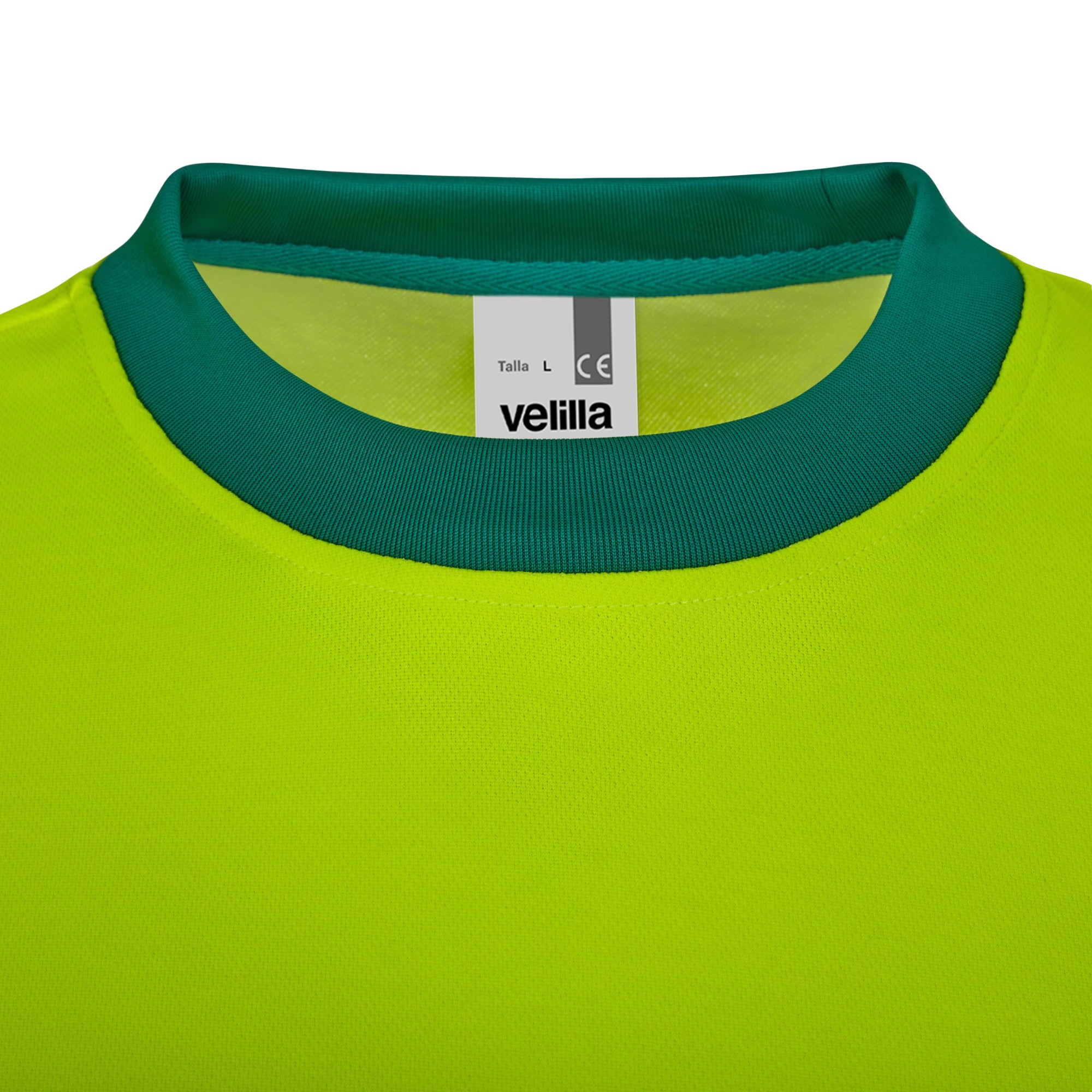 305619.CAMISETA ALGODÓN BICOLOR RCS M VERDE/AMARILLO FLÚOR S