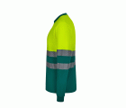 305619.CAMISETA ALGODÓN BICOLOR RCS M VERDE/AMARILLO FLÚOR S