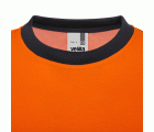 305619.CAMISETA ALGODÓN BICOLOR RCS M AZUL NAVY/NARANJA FLÚOR S