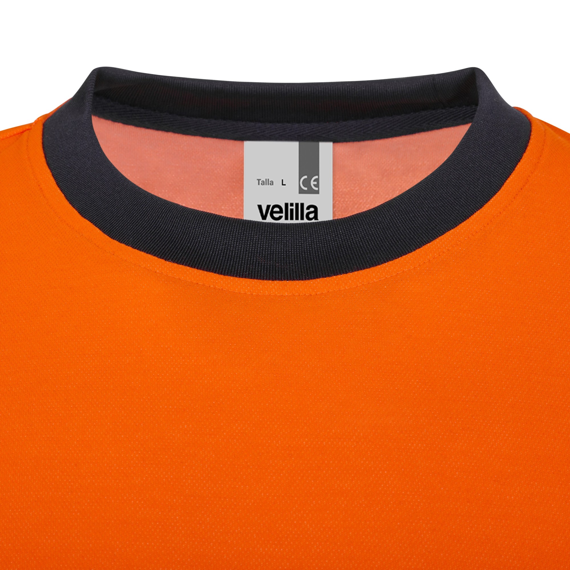 305619.CAMISETA ALGODÓN BICOLOR RCS M AZUL NAVY/NARANJA FLÚOR S