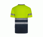 305633.CAMISETA GRS BICOLOR MC RS AZUL NAVY/AMARILLO FLÚOR S