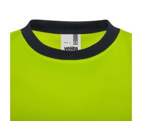 305633.CAMISETA GRS BICOLOR MC RS AZUL NAVY/AMARILLO FLÚOR L