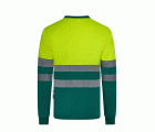 305635.CAMISETA GRS BICOLOR ML RS VERDE/AMARILLO FLÚOR S
