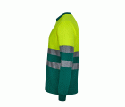 305635.CAMISETA GRS BICOLOR ML RS VERDE/AMARILLO FLÚOR S