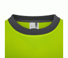305635.CAMISETA GRS BICOLOR ML RS GRIS/AMARILLO FLÚOR S