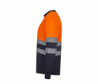 305635.CAMISETA GRS BICOLOR ML RS AZUL NAVY/NARANJA FLÚOR S