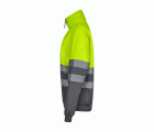 305701.SUDADERA BICOLOR CREMALLERA AV GRIS/AMARILLO FLÚOR 2XL
