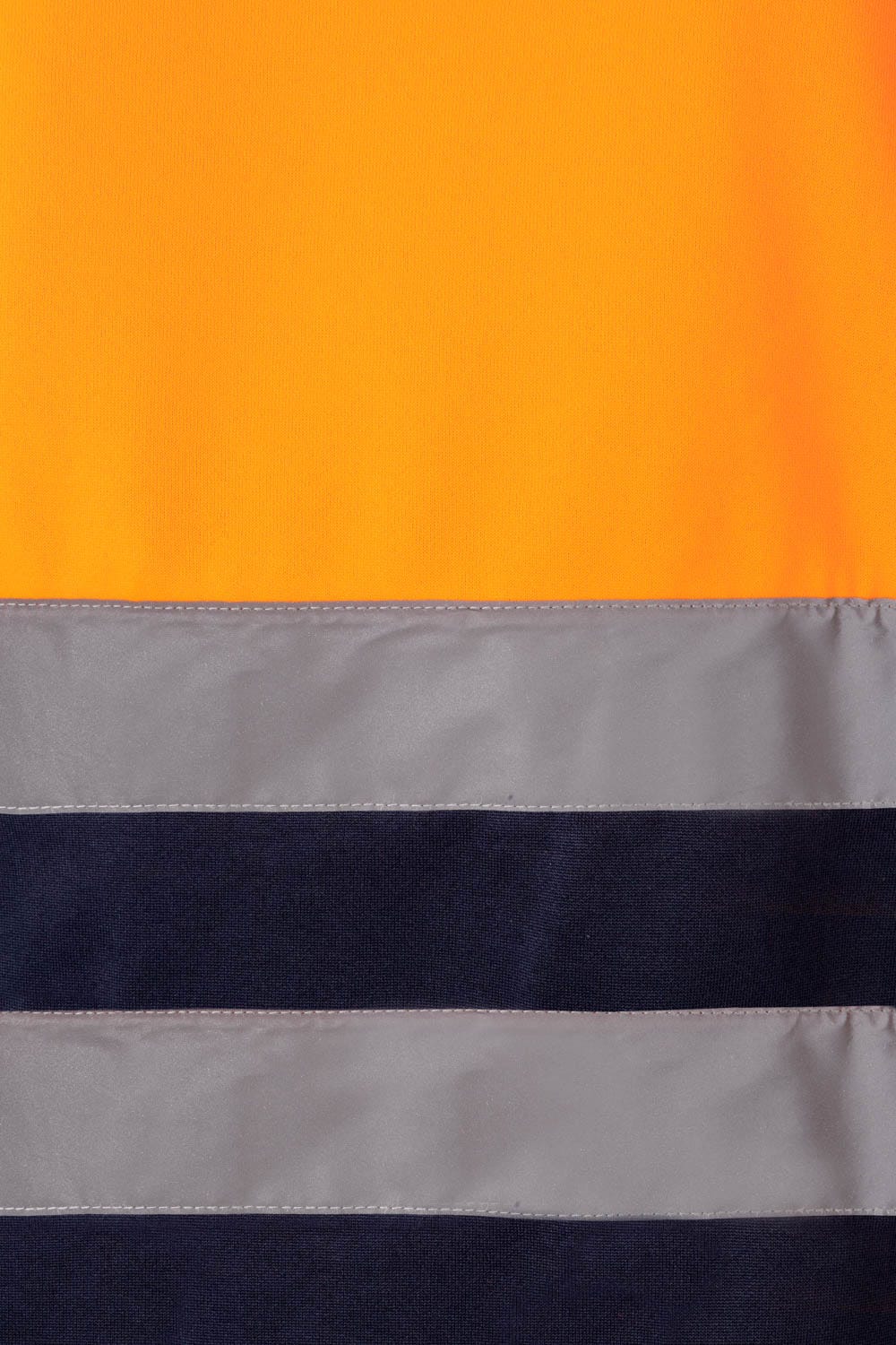 305701.SUDADERA BICOLOR CREMALLERA AV AZUL NAVY/NARANJA FLÚOR 2XL
