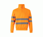 305702.SUDADERA CREMALLERA AV NARANJA FLÚOR 2XL
