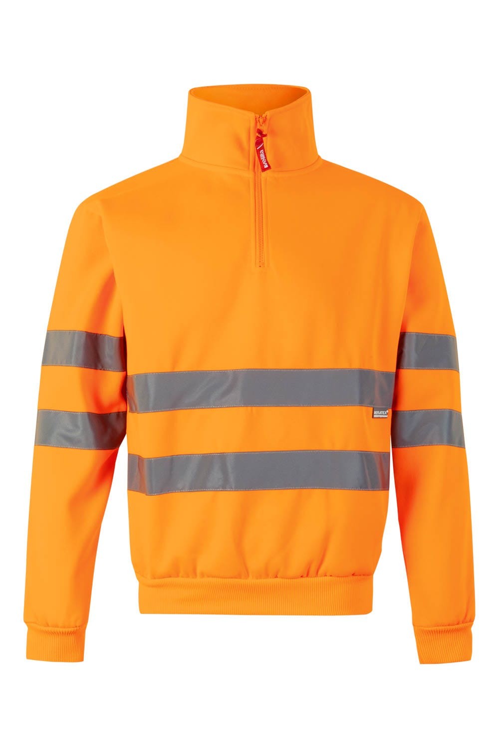 305702.SUDADERA CREMALLERA AV NARANJA FLÚOR 2XL