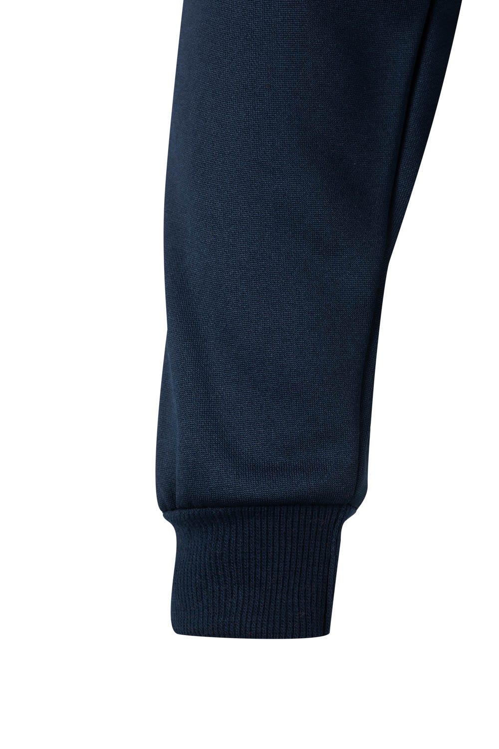 305703.SUDADERA BICOLOR CREMALLERA RS AZUL NAVY/NARANJA FLÚOR 2XL