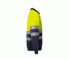 305703.SUDADERA BICOLOR CREMALLERA RS AZUL NAVY/AMARILLO FLÚOR 2XL