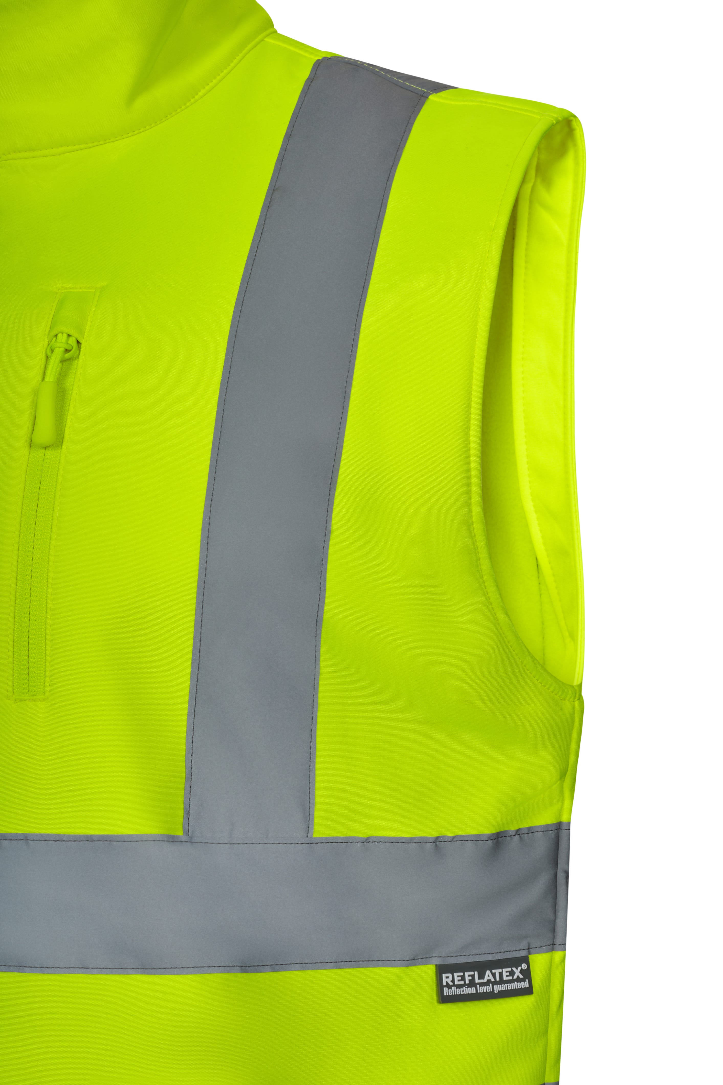 305905.CHALECO SOFT SHELL AV AMARILLO FLÚOR S