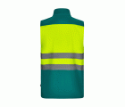 305906.CHALECO SOFT SHELL BICOLOR AV VERDE/AMARILLO FLÚOR S