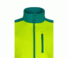305906.CHALECO SOFT SHELL BICOLOR AV VERDE/AMARILLO FLÚOR S