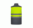 305906.CHALECO SOFT SHELL BICOLOR AV GRIS/AMARILLO FLÚOR S