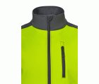 305906.CHALECO SOFT SHELL BICOLOR AV GRIS/AMARILLO FLÚOR S
