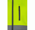 305906.CHALECO SOFT SHELL BICOLOR AV GRIS/AMARILLO FLÚOR S