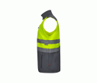 305906.CHALECO SOFT SHELL BICOLOR AV GRIS/AMARILLO FLÚOR S