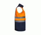 305906.CHALECO SOFT SHELL BICOLOR AV AZUL NAVY/NARANJA FLÚOR S
