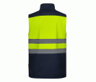 305906.CHALECO SOFT SHELL BICOLOR AV AZUL NAVY/AMARILLO FLÚOR S