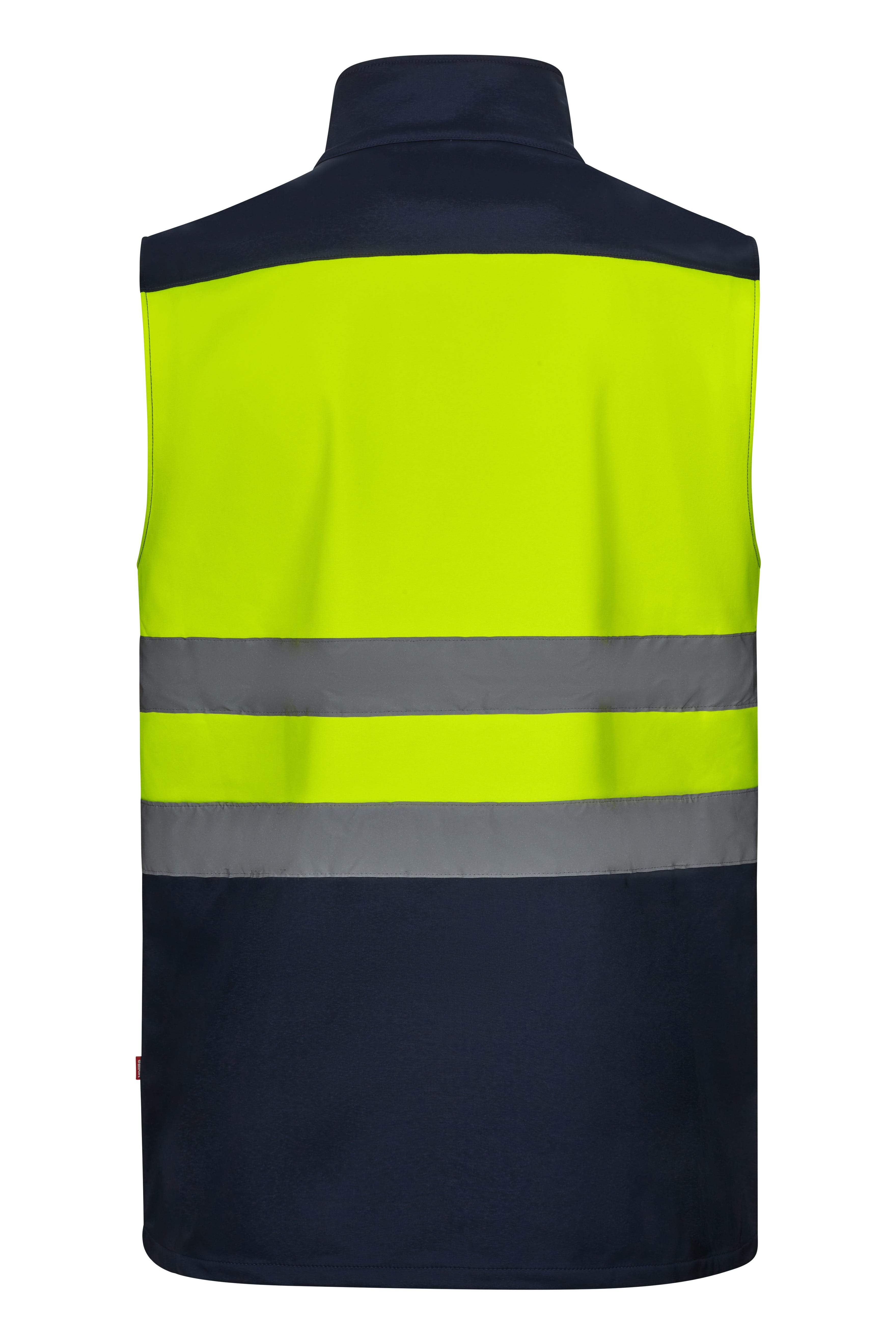 305906.CHALECO SOFT SHELL BICOLOR AV AZUL NAVY/AMARILLO FLÚOR S